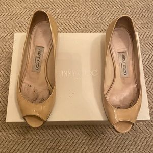 Jimmy Choo Nude Pumps 37